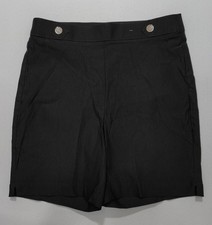 Rafaella Women's Black Pull On Shorts Size 6