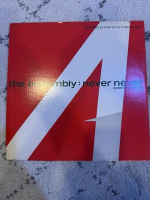 The Assembly Fergal Sharkey & Vince Clarke Never Never 12'' Mute Records