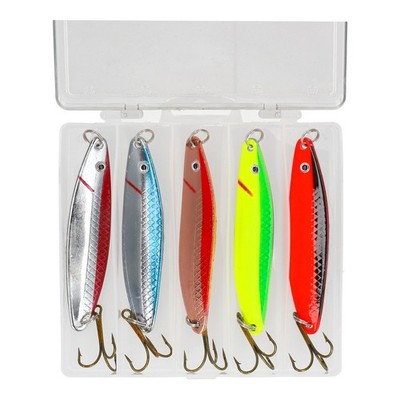 Hansen Kunstköderset Bundle Slim Kit 32g 5pcs Blinkerset Köderset Blinker