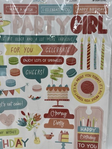 PhotoPlay Sammlung Paket 12"X12" - Geburtstag Glitzer (1er Pack) Scrapbooking Neu - Bild 9 von 11