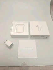 Apple AirPods 2nd Gen Original Box Charger Cord Brick OEM Tested Mint A2032