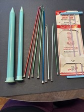 Vintage Lot of Knitting Needles Assorted Sizes, Susan Bates, Boye And More