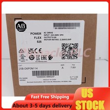 New Factory Sealed Allen-Bradley 25B-D6P0N114 PowerFlex 525 AC Drive US Free Tax