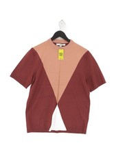 River Island Men's Jumper M Brown Viscose with Polyamide Pullover