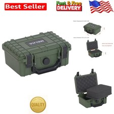 Customizable Foam Hard Case -  Waterproof for Cameras, Drones & Gear - Green