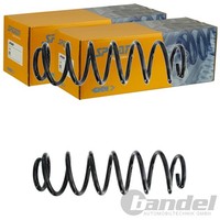 2X Spidan Fahrwerksfedern Hinten Passend FÜR VW Golf Links+Rechts
