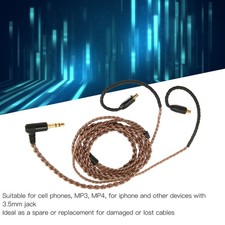 Oxygen Free Copper Earphone Replacement Upgrade Cable For ATH CKS1100 E40 E50  