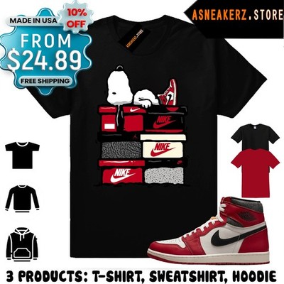 Shirt To Match AJ 1 High OG Chicago Lost And Found Sneaker Tee Sneakerhead S Dog