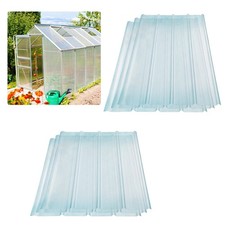 Wellplatten Lichtplatten FRP Trapezblech 3~20 Pcs Wellblechplatten UV-stabil