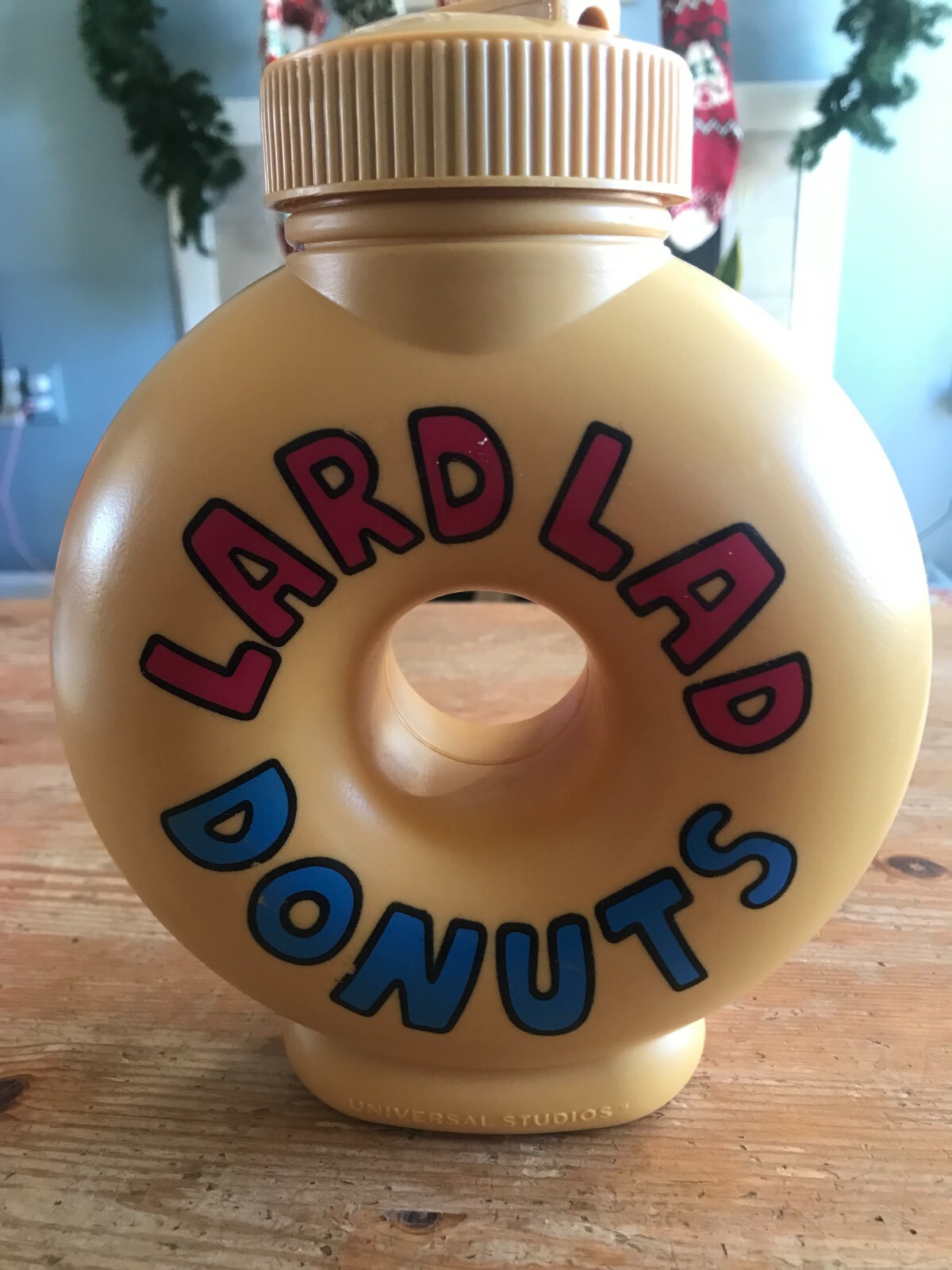 Lard Lad Donuts Canteen The Simpsons Water Bottle Universal Studios Theme  Park | eBay