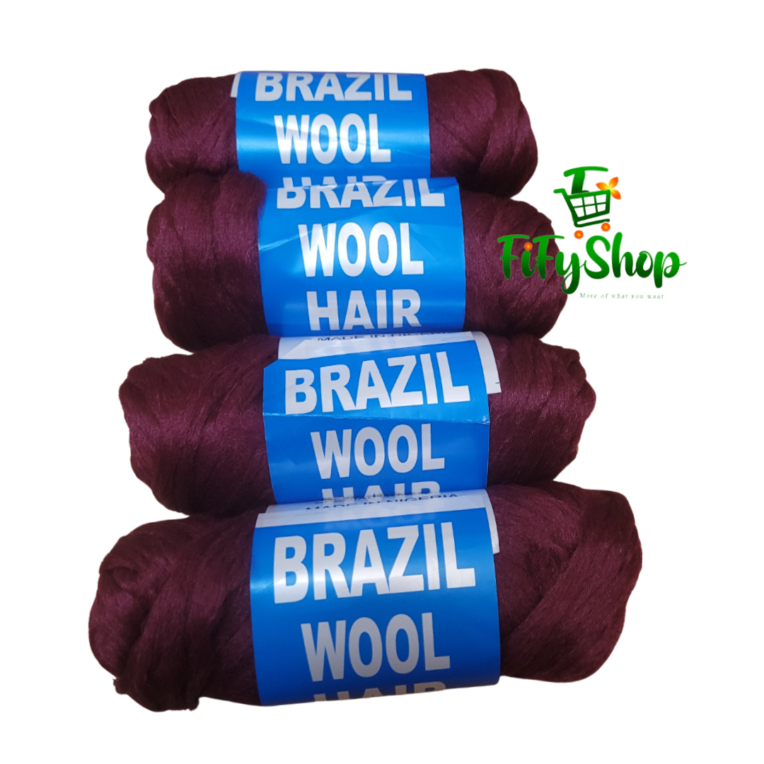 4x brazilian wool hair For Faux Locks,Braids ,knitting ,Yarn. hair wool eBay