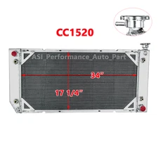 3 Row Aluminum Radiator For 1988-2000 Chevy C/K C1500 2500 3500 Tahoe/ GMC Yukon