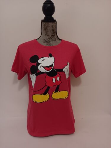 Micky Mouse women's red short sleeve graphic t-shirt size XL - Picture 1 of 9