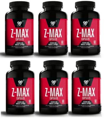 BSN Z-MAX 6 x 60 Capsules Vitamin & Mineral Support Best Before End Of May 22