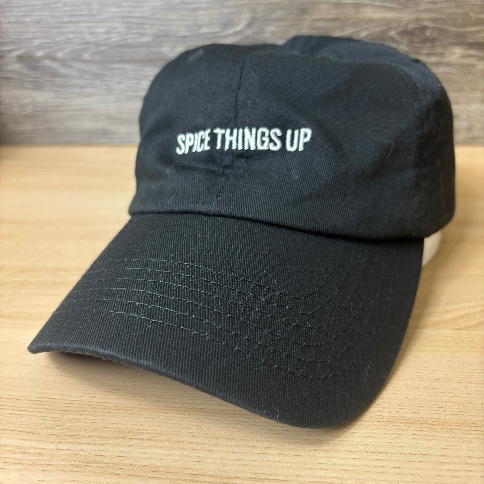 Bacardi Hat Cap Strap Back Black Spice Things Up Adjustable