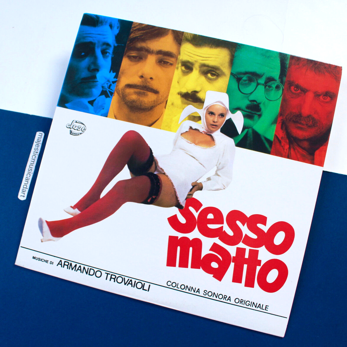 RARE LAURA ANTONELLI NUN COVER SESSO MATTO SOUNDTRACK VINYL LP 
