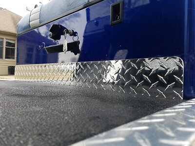 Ezgo TXT/Medalist Golf Cart Highly Polished Aluminum Diamond Plate Kick Panel