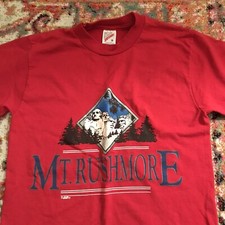 Vintage Mt. Rushmore Shirt Size Small Made In USA 90s