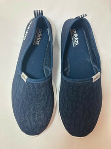 cloudfoam racer lite adidas slip navy running shoes
