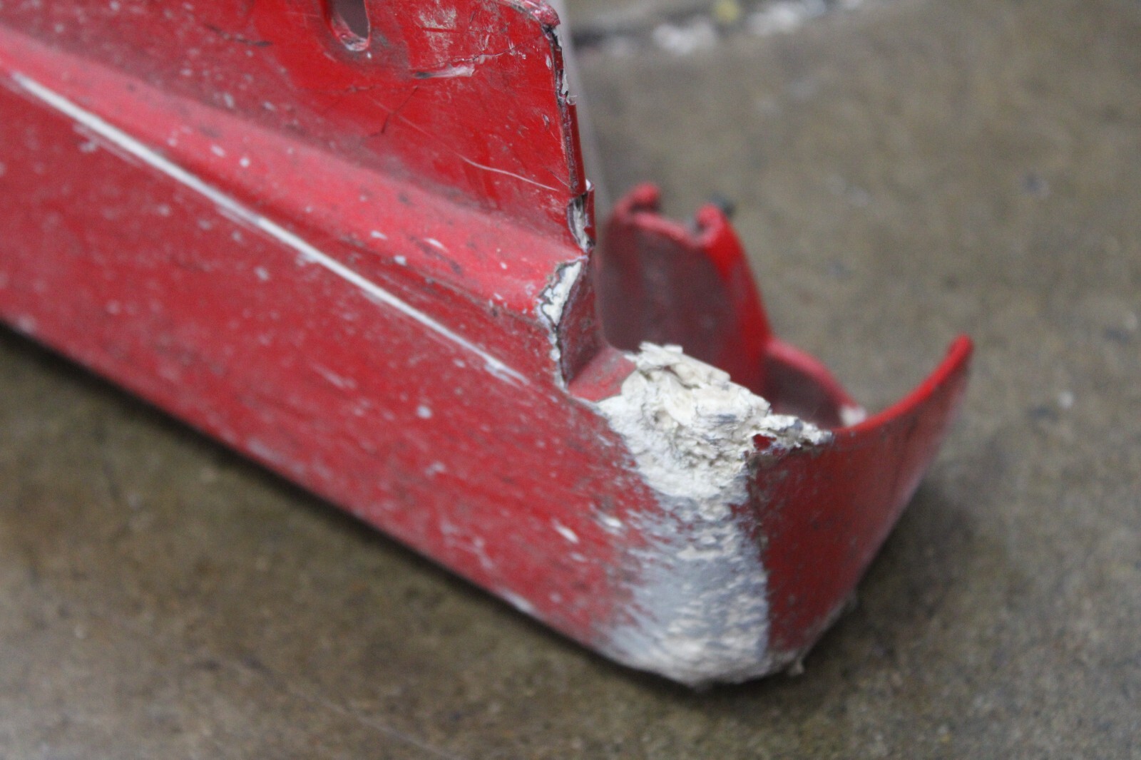 Ferrari F430, Coupe, Spider, LH, Rocker Panel, Red, Dmg, Used, P/N 68021110