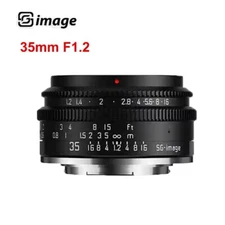 SGimage 35mm F1.2 APS-C Large Aperture Portrait Lens Sony Canon Nikon Fuji M4/3
