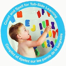 VERDES E Baby Bath Toys Foam Fun Alphabet Letters and Numbers-Floating Small