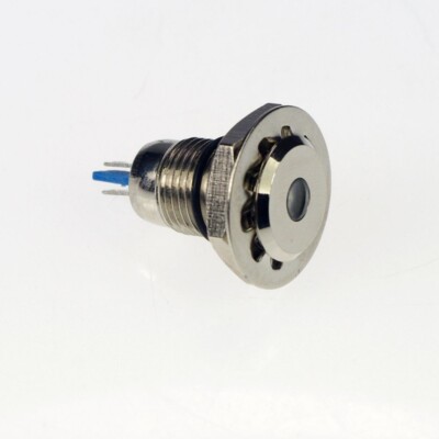 2PCS Metal dot Indicator LED Light 12mm OD High Strength Damage Resistance #WD1