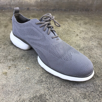 Cole Haan 3.ZeroGrand Oxford Wingtip Sneakers Gray Shoes  display picture 1