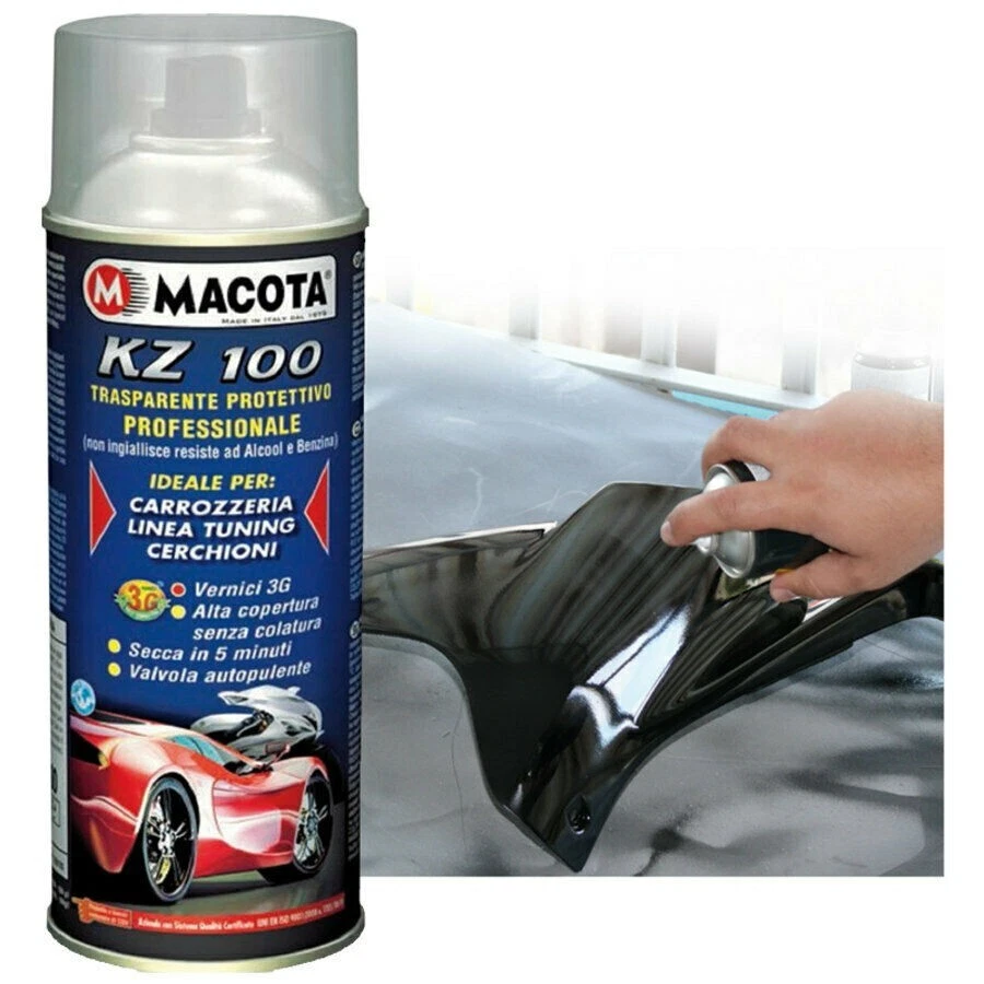 MACOTA KZ100 Transparente Brillante Profesional Pintura Protectora Spray 200/400ml