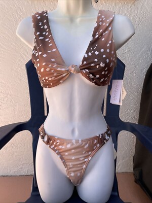 NWT Swim 2 Piece Bathing Suit Size Medium ECO Friendly