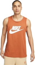 Nike Men's Sportswear Icon Futura Tank Top - Dark Russet - Size M