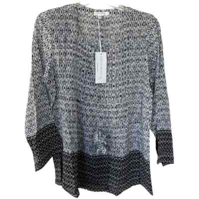 Love Kayla Seo Black white tunic size L