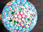 MILLEFIORI GLASS 1892 ART PAPERWEIGHT HAND MADE VENETIAN ITALY VICTORIAN ANTIQUE — photo 7