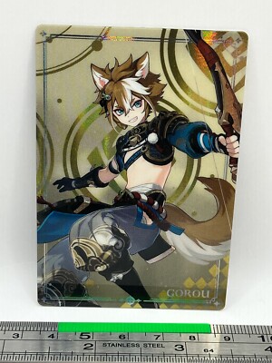 Gorou - Genshin Impact Wafer Card N 06 miHoYo BANDAI TCG Japanese