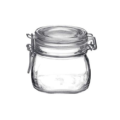 Bormioli Rocco Airtight Container with Clamp Lid & Rubber Seal - 17.5 oz