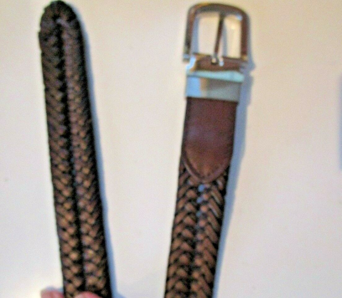 Belt Genuine Leather Woven  38\