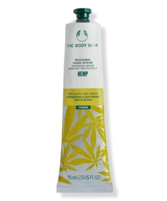 The Body Shop Hemp Rescuing Hand Scrub Exfoliator Full Size 2.5 oz - US Seller