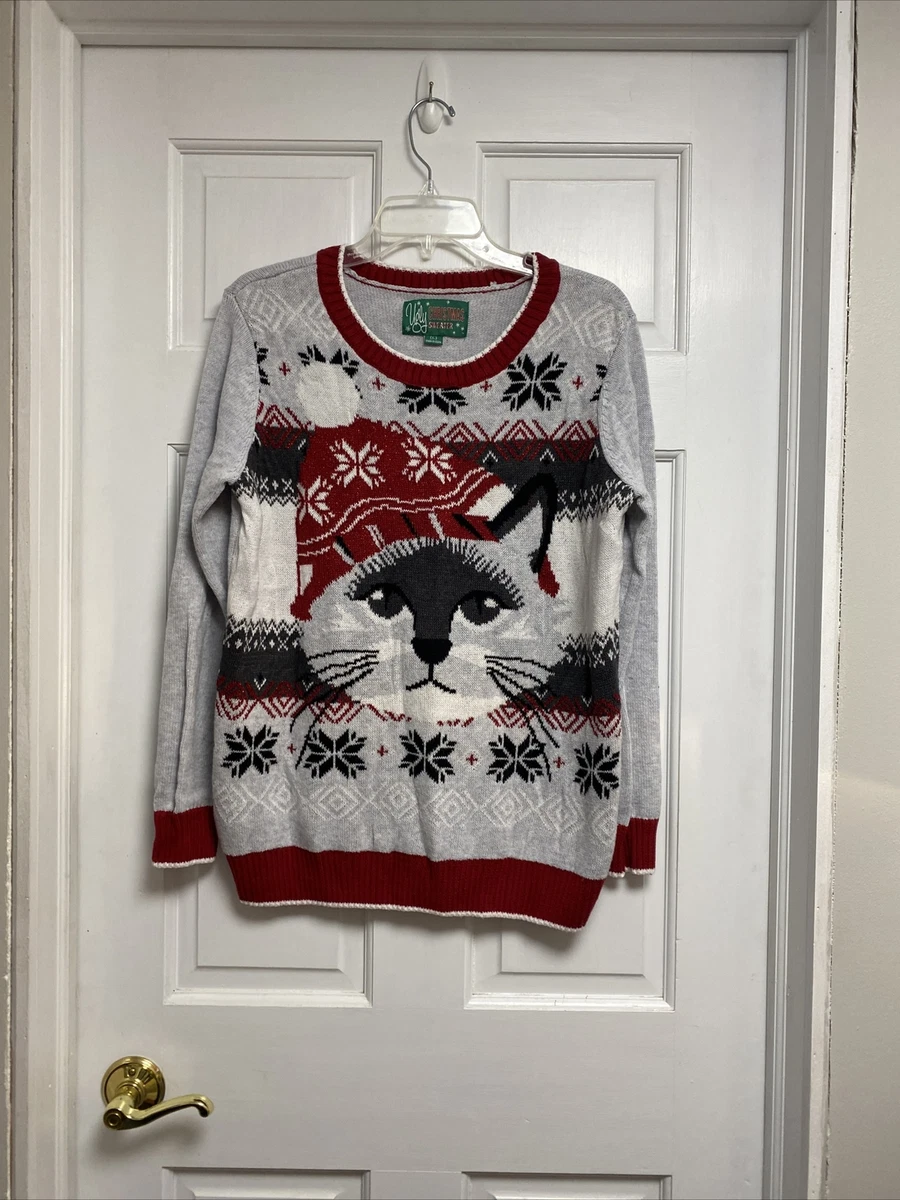 Kitty ugly christmas sweater sale