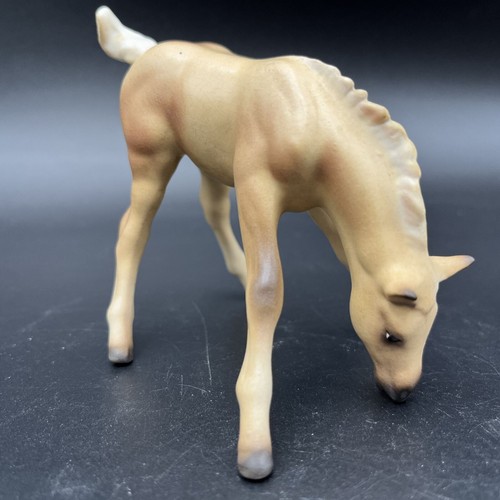 Estatuilla de cerámica Hagen Renaker DW Palomino Scamper Morgan Foal antigua Monrovia de colección - Imagen 4 de 13