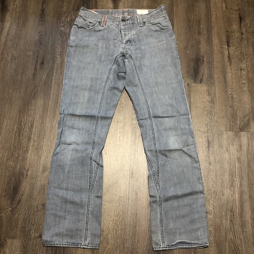 Hugo Boss Mens Regular Fit Jeans Grey 