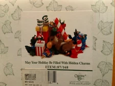 Charming Tails Fitz Floyd May Your Holiday Be Filled With Hidden Charms MIB
