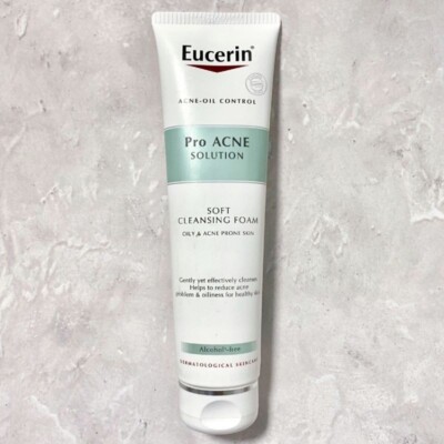 Eucerin Pro Acne Solution Foam Soft Cleansing  Reduce Oily Acne Prone Skin 150 g