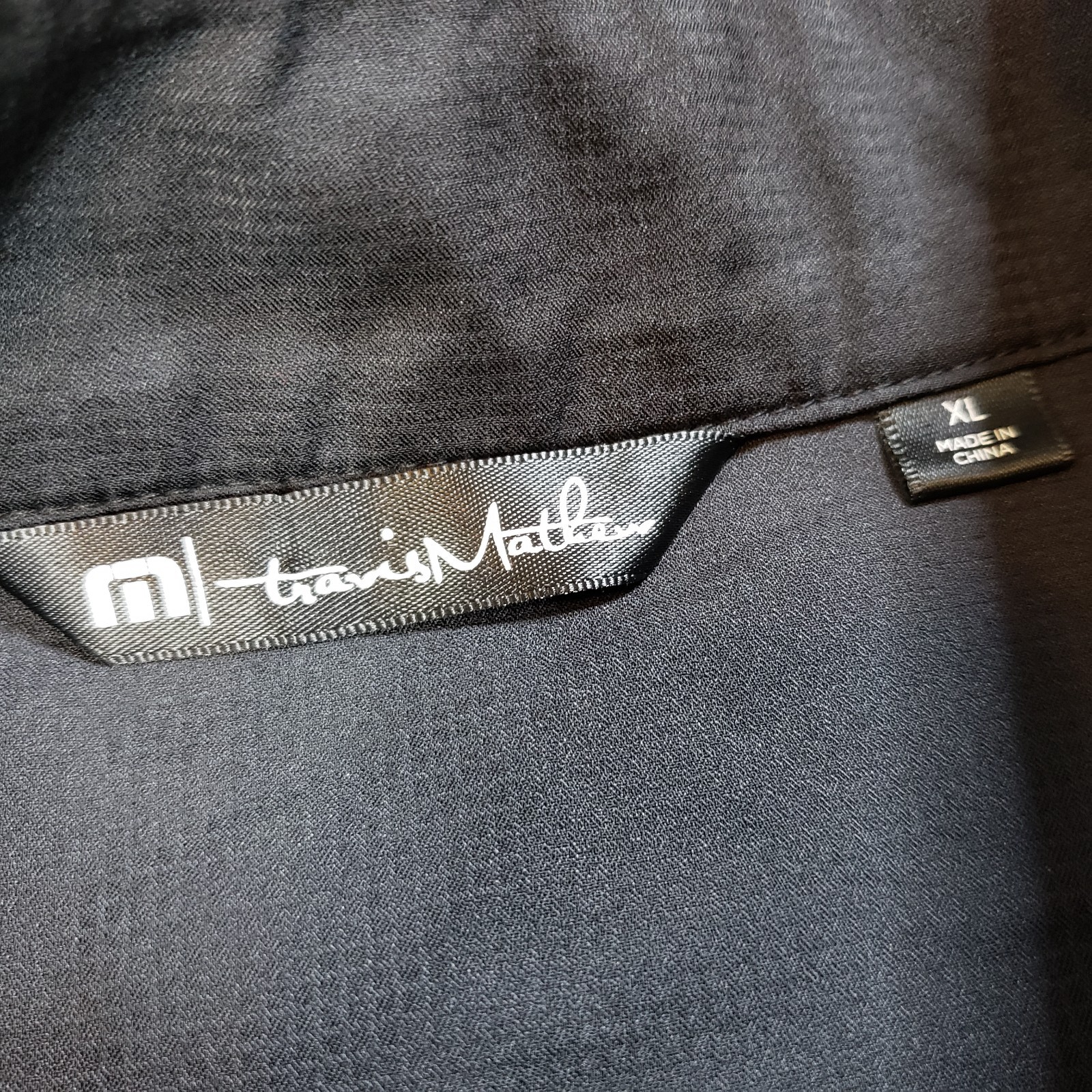 Travis Mathew Jacket Men XL Black Gray Future Pri… - image 8