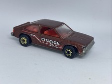 Vintage Hot Wheels Hot Ones - Chevy Citation X-11 Metallic Brown Vintage Hot Wheels Hot Ones - Chevy Citation X-11 Metallic Brown