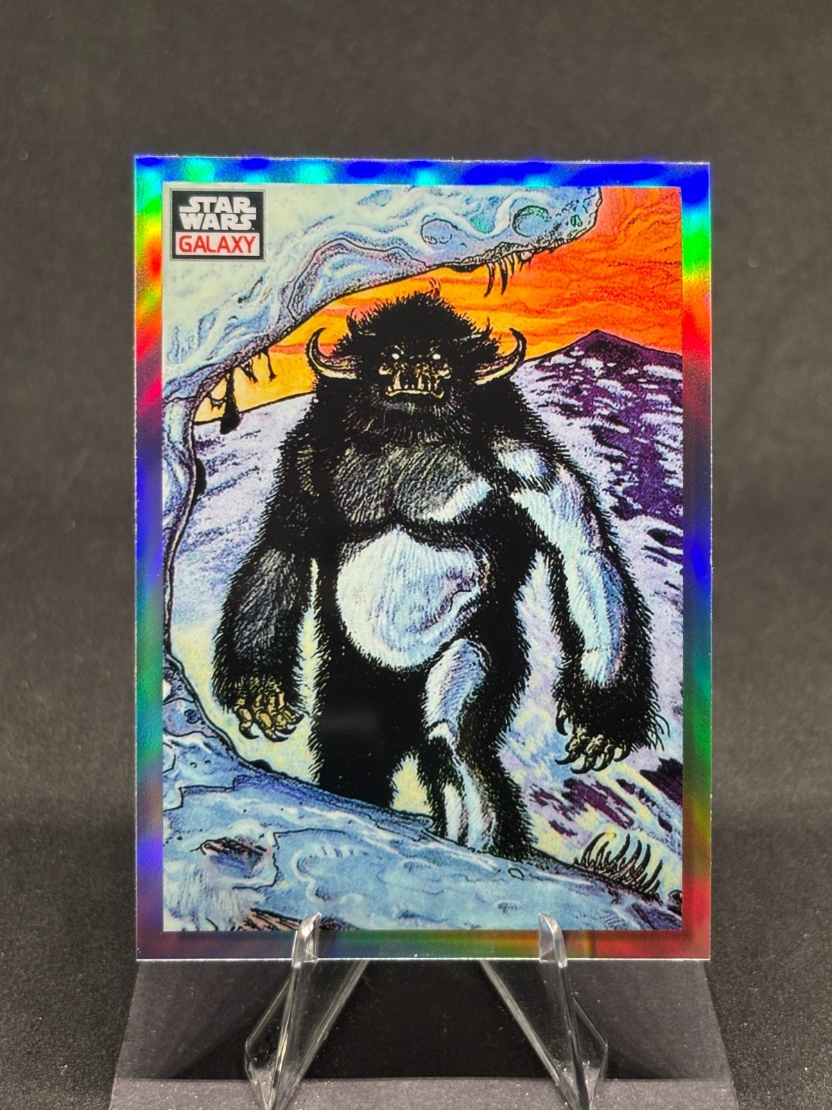 Wild Wampa 2023 Topps Chrome Star Wars Galaxy #9 Refractor