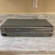 Magnavox MWD2205 DVD VCR Combo 4 Head VHS Antenna out jack broke off RCA works 