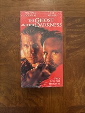 The Ghost And The Darkness VHS 1996 Kilmer Douglas Hopkins - Paramount Watermark