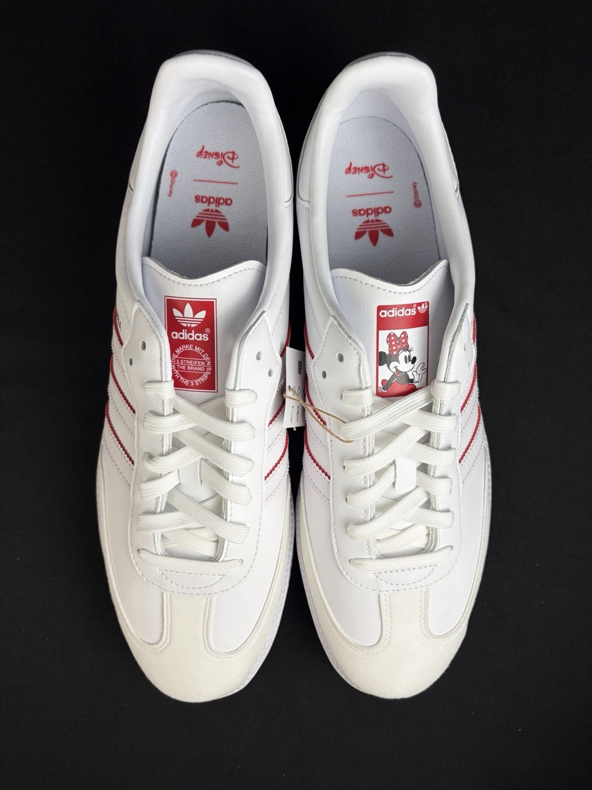 Adidas Samba Vegan x Mickey Mouse Disney 100th Anniversary White GY1890 Size 13 image 6