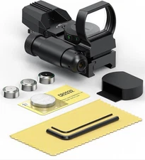 Feyachi Reflex Sight - 4 Reticle Red & Green Dot Sight Optics
