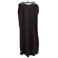 Match Point 100% Linen Wide Leg Pull On Pants...